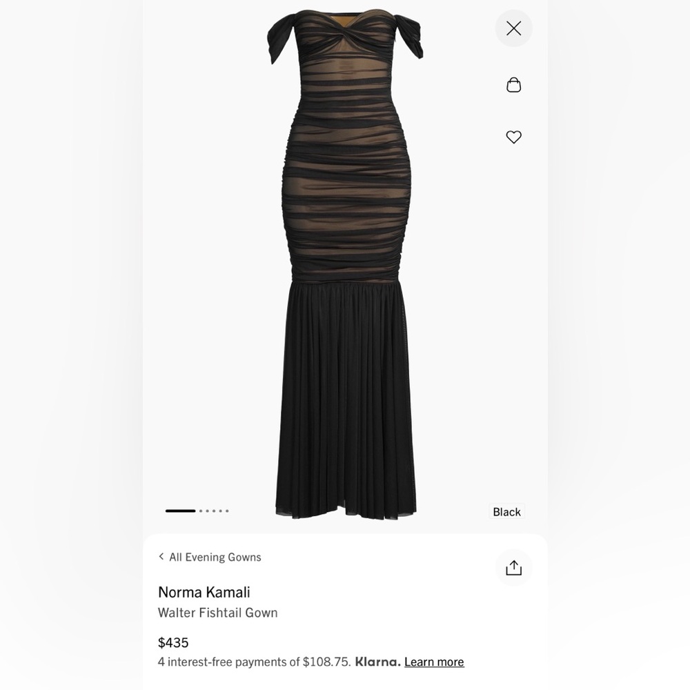 Norma Kamali gown